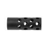 Gentry Custom Quiet Muzzle Brake 30 Caliber 1/2-28, Steel Matte Blued