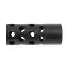 Gentry Custom Quiet Muzzle Brake 30 Caliber 1/2-28, Steel Matte Blued