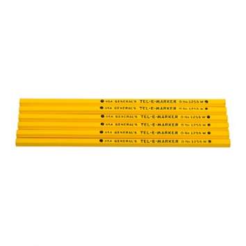 Brownells Mark On Anything 6 Yellow Pencils