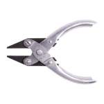 GROBET FILE CO. OF AMERICA HIGH GRADE PARALLEL JAW SERRATED PLIERS, NICKEL
