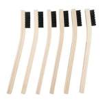 BROWNELLS HEAVY DUTY STRAIGHT WIRE GUNSMITH BRUSHES, NYLON 6 PER PACK
