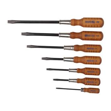 Grace Wood Screwdriver Set Piece of 7