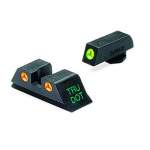 MEPROLIGHT SIGHT SET FOR 10MM & 45 ACP GREEN, GREEN/ORANGE