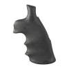 Hogue Grip fits Smith & Wesson N Round-To-Square, Rubber Black