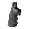 Hogue Grip fits Smith & Wesson N Round-To-Square, Rubber Black