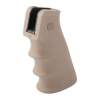 Hogue AR-15 Pistol Grip, Rubber, Polymer Tan