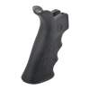 Hogue Overmold Beavertail Pistol Grip, Rubber Black