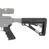 HOGUE AR-15 FG BT GRIP& OVERMOLD BUTTSTOCK COLLAPSIBLE COMMERCIAL, RUBBER BLACK