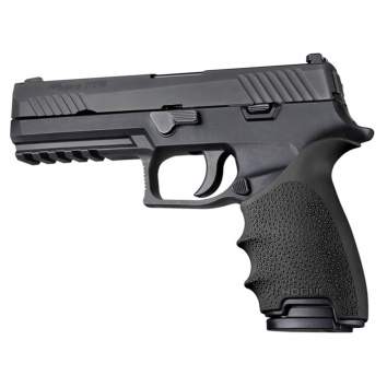 Hogue Sig P320 Handall Grip, Finger Groove Rubber Black