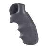Hogue Rubber Grip fits Smith & Wesson N Round, Black