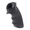 Hogue Grip fits Security Six Finger Groove, Rubber Black