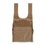 SPIRITUS SYSTEMS LV-119 REAR OVERT PLATE BAG (LARGE), COYOTE BROWN