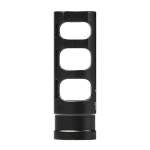 BROWNELLS GAMMA 556 SL MUZZLE BRAKE 5.56 1/2-28, STAINLESS STEEL BLACK NITRIDE