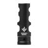 Brownells Gamma 556 SL Muzzle Brake 5.56 1/2-28, Stainless Steel Black Nitride