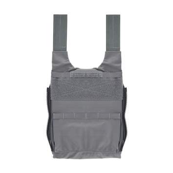 Spiritus Systems LV-119 Rear Overt Plate Bag (X-Large), Wolf Grey
