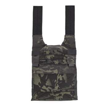 Spiritus Systems LV-119 Front Overt Plate Bag (X-Large), Multicam Black