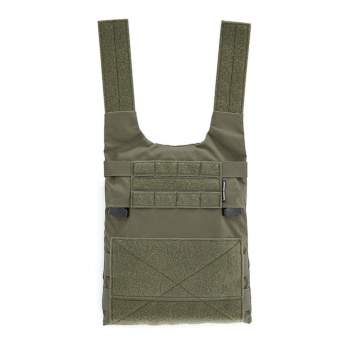 Spiritus Systems LV-119 Front Overt Plate Bag (X-Large), Ranger Green