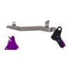 Timney Alpha Trigger For Glock Gen 5 G17/19/34 3 Lbs, Nickel Purple