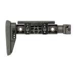 MIDWEST INDUSTRIES ALPHA SERIES FIXED BEAM STOCK, STEEL BLACK