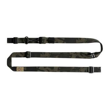 EDGAR SHERMAN DESIGN CUSTOMIZABLE TWO-POINT SLING, NYLON MULTICAM BLACK