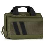 Savior Equipment Specialist Soft Pistol Case Two Compartment Low Profile, Polyester Olive Drab Green