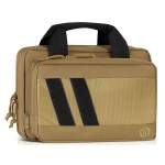 Savior Equipment Specialist Soft Pistol Case Two Compartment Low Profile, Tan Polyester
