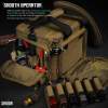 Savior Equipment Specialist Range Bag Three Pistol Sleeve, Polyester Tan