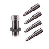 SINCLAIR INTERNATIONAL CARBIDE TURNING MANDREL KIT 22 CAL/30 CAL/6MM/6.5MM/17-338 CAL, STAINLESS STEEL
