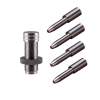 Sinclair International Carbide Turning Mandrel Kit 22 Cal/30 Cal/6mm/6.5mm/17-338 Cal, Stainless Steel