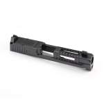 ED BROWN FUELED MATCH S&W M&P 2.0 9MM LUGER SLIDE ASSEMBLED, STAINLESS STEEL BLACK