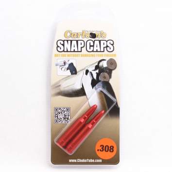 Carlson's Snap Caps 308 Winchester, Aluminum Orange 2 per Pack