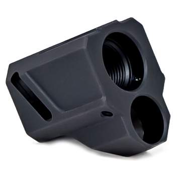 FAXON FIREARMS EXOS-543 PISTOL COMPENSATOR FOR GLOCK GEN 4, ALUMINUM BLACK