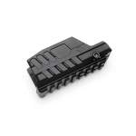 STRIKE INDUSTRIES BLAST SHIELD FOR STRIKE MODULAR CHASSIS (SMC) ALPHA OR BRAVO, AIRCRAFT ALUMINUM BLACK