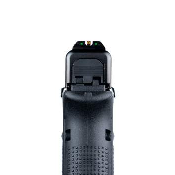 Ameriglo Agent 3-Dot Tritium Sight Set For Glock Gen 1-4 9Mm/G5 10Mm, Steel Black
