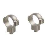 LEUPOLD QUICK RELEASE RINGS 1-IN HIGH, SILVER
