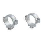 LEUPOLD DUAL DOVETAIL RINGS 1-IN LOW, SILVER
