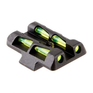 Hiviz Glock Litewave Rear Sight 6.1MM, Fiber Optic Black