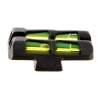 Hiviz Glock Litewave Rear Sight 6.1MM, Fiber Optic Black