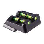 HIVIZ LITEWAVE REAR SIGHT RUGER AMERICAN, FIBER OPTIC GREEN, RED, WHITE