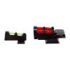 Hiviz Front & Adjustable Rear Sight Set S&W M&P, Fiber Optic Green, Red, White