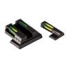 Hiviz Smith & Wesson M&P Full Size/Compact Lightwave H3 Tritium Sight Set, Green