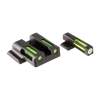 HIVIZ Smith & Wesson Shield 9MM/40 Smith & Wesson/.45 Lightwave H3 Tritium Sight Set, Green