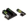 HIVIZ Smith & Wesson Shield 9MM/40 Smith & Wesson/.45 Lightwave H3 Tritium Sight Set, Green