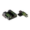 Hiviz Heckler & Koch HK45/C/P30/SK/VP9/VP40 Lightwave H3 Tritium Sight Set, Green