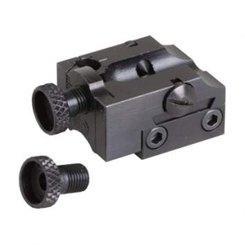 NECG UNIVERSAL RIFLES RIMFIRE RECEIVER SIGHT ADJUSTABLE, PEEP BLACK