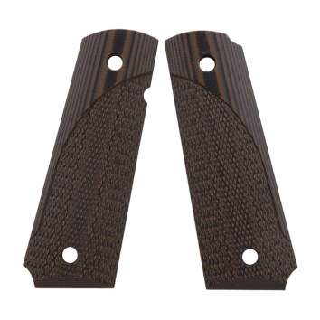 Pachmayr 1911 Tactical Full Size Checkered G-10 Grips Green/Black