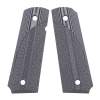 Pachmayr 1911 Tactical Full Size Checkered G-10 Grips Gray/Black