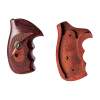 Pachmayr Smith & Wesson K,L Textured, Checkered Frame Wood Rosewood