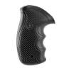 Pachmayr Smith & Wesson Diamond Pro Grip For K&L Round Butt Frame Only Rubber Black