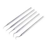 BROWNELLS DENTAL EXPLORERS SET, STAINLESS STEEL PACK OF 5